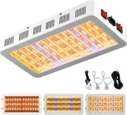 P1500 Full Spectrum Led Grow Light Veg Bloom Daul Mode, Upgraded Daisy Chain LED