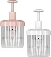 [LIFKOME] 2Pcs Face Wash Foam Maker Reusable Plastic Bubble Maker for Skincare Shampoo Effortless Foam Creation Comfortable Press Design Waste Reduction Better Cleaning Upgrade