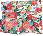 DOMISO 15.6 inch Laptop Sleeve Case Water-Resistant Slim Computer Cover Bag with Small Pocket for Dell, HP, Asus Notebook,Rose