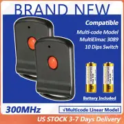 5pcs Electric Garage Door Opener 10 Digit Gate Remote For Linear Remote Control