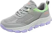 [JiuQing] Women's Hiking Shoes Outdoor Travel Sneakers Breathable Non-Slip Trail Running Shoes
