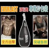 在飛比找蝦皮購物優惠-EVERLAST 拳擊沙包 淚滴沙袋 MMA 釣掛型 拉鏈式