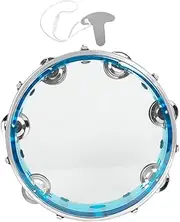 JOINPAYA Handheld Tambourine Musical Instrument Kids Drum Bell Toddlers Instrument Toy Educational Plaything Portable Hand Drum