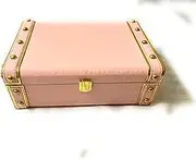 Generic Classic Wood Decorative Square Trunk Box India Tradition (Pink, 10 x 7 x 3.5) by Indian Collectible