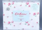 CATH KIDSTON LONDON SCATTERED ROSE PINK 200TC 100% Cotton Percale TWIN Sheet Set