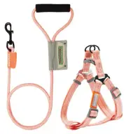 Touchdog ® 'Macaron' 2-in-1 Durable Nylon Dog Harness and Leash