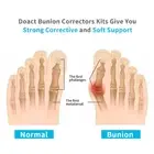 1Pair Bunion Toe Straightener Corrector 3Pair Silicone Gel Toe Separator(L GBD