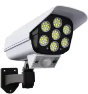 77LED Solar Light Simulation Security Dummy Camera Motion Sensor Outdoor
