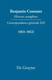 Correspondance Générale 1821-1822, Hardcover by Courtney, Cecil P. (EDT); Row...