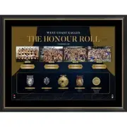 WEST COAST EAGLES HONOUR ROLL FRAMED PRINT JUDD COUSINS COX KERR AFL MEMORABILIA