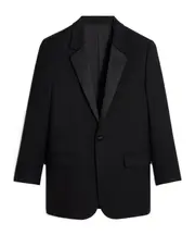 tommy tux jacket in wool gabardine FR36,FR40 ultra-black