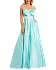 Mac Duggal A-Line Bow Ball Gown