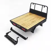 Metal Rear Trail Bed Set Plank Back Bucket for RC Car 1/10 LC70+RC4WD TF2 LWB
