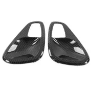 Interior Door Handle Bowl Cover Trim Carbon Fiber Style Part For Smart Fortw CRY