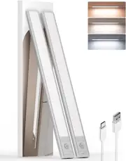 134 LED under Cabinet Lights, 3200Mah Rechargeable Motion Sensor Light Indoor wi