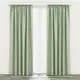 特力屋 防焰遮光窗簾 290x210cm 綠