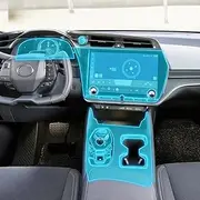 Kaecad Car Interior Film Dashboard Piano Board Shift Center Console Anti-Scratch Transparent TPU Protection Film,for Lexus RZ 450 2022-2023 (Style B for LHD)