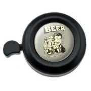 Beer It's a Vacation in a Can Funny Humor Retro Bicycle Handlebar Bike Bell