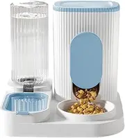 Automatic Dog Feeder,Dog Feeder Waterer Food Dispenser - 2 in 1 Large Capacity Container Waterer Food Bowl, Feeding Station for Kitten Puppy Home Apartment