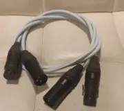 Supra Dual interconnects Neutrik XLR plugs 0.8m pair