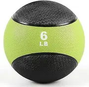 RitFit Weighted Medicine Ball - Non-Slip Rubber Shell & Dual Texture Grip - Workout Exercise Ball for Core Strength, Balance Training, Coordination Fitness - Multiple Weights & Colors