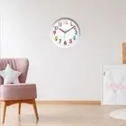 Mute Electronic Color Clock Digital Pattern Learning Wall Hanging Clock Home