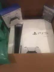 Brand New PlayStation 5 PS5 Disc Console Spiderman Bundle + Extra Controller
