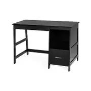 Costway Computer Desk Study Writing Table Workstation w/Drawer Gaming Office Home Black