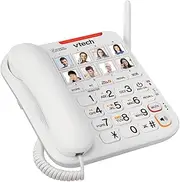 VTech 20750 CareLine Corded Deskset (Requires VTech Smart Comms Bridge to Operate) White CLS20750E