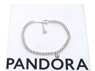 NEW 100% Authentic PANDORA 925 Sparkling Tennis White CZ Bracelet 591469C01
