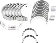 Engine Bearing STD 3.6L V6 DOHC 24V Flex Gas 11-23 Compatible With Chrysler Crankshaft Main + Connecting Rod Thrust Washers Set(Thrust Washers Set)