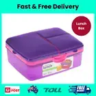 Sistema Lunch Slimline Quaddie Lunch Box with Water Bottle 1.5 L Air Tight and S