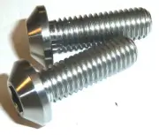 KAWASAKI KLX450R 2008-2020 FOOTPEG MOUNTING BOLTS 2 BOLT KIT TITANIUM RACE SPEC