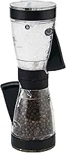 Kamenstein Dual Salt and Pepper Grinder, Black