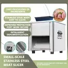 7MM Commercial Meat Slicer Stainless Steel Electric Meat Cutting Machine 220V