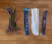 Crafting Pipe Cleaners 50 White 25 Sparkling Blue 50 Assorted Sparkling 10 Mix
