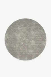 185' Round | Machine Washable Runner Rug | Kid & Pet Friendly | Indoor Rug | Gabbeh Grey Rug | Ruggable