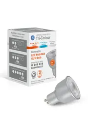 GE Multi-Watt LED CCT GU10 Dimmable Globe