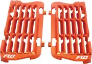 FLO MOTORSPORTS High Flow Radiator Braces Orange FLO750ORG