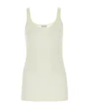 Bottega Veneta Slim Fit Light Tank Top S,XS,L,M chalk white