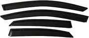 Window Visor Fit for Lexus NX200T NX300H AZ10 2015-2021 Black Tinted Car Side Window Visor Guard Vent Awnings Shelters Rain Guard Door Ventvisor