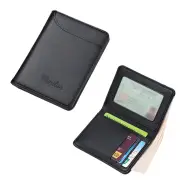 NNEOBA Men’s Credit Card Wallet Super Slim PU Leather