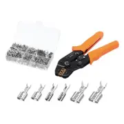 Crimping Tool Kit SN-48B Wire Crimper Plier with 500Pcs Open Barrel Terminals