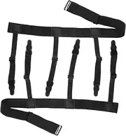 [WOFASHPURET] 1 Pair Adjustable Thigh Garters for Men and Women Non Slip Shirt Clips with Triple Clip Security Fit Shirt Tucking Comfortable and Durable Design for Everyday Use