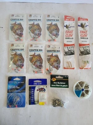 Crappie Rig Size 2 + Snells Aberdeen + Misc. Hooks Read Description