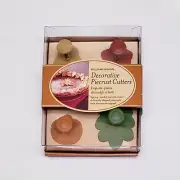 Williams-Sonoma 2006 Set of 4 FALL-Pumpkin-Leaves-Acorn Pie Crust Cutters New