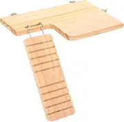CIYODO Hamster Playing Platform Biting Climbing Ladder for Pets Cage Landscape Stand for Dwarf Hamsters Chinchillas More Promotes Health Activity