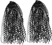 CRILSTYLEO Spring Twisted Crochet Braid Hair Wigs Fake Braids Curly Wig for Boys and Girls Adults