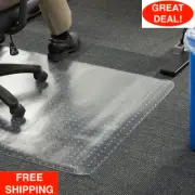 36" x 48" Office Computer Desk Chair Mat For Carpets Non-Slip Clear