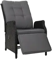 Gardeon Recliner Chair Sun Lounge Setting Outdoor Furniture Patio Wicker Sofa